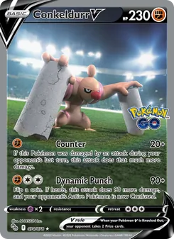 Conkeldurr V, Pokémon GO, no. 074