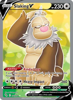 Slaking V, Pokémon GO, no. 077