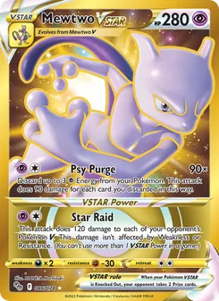 Mewtwo VSTAR, Pokémon GO, no. 086