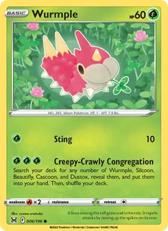 Wurmple, Lost Origin, no. 006