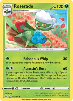 Roserade, Lost Origin, no. 015