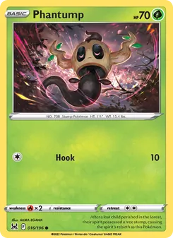 Phantump, Lost Origin, no. 016