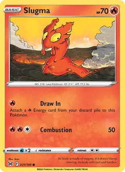 Slugma, Lost Origin, no. 021