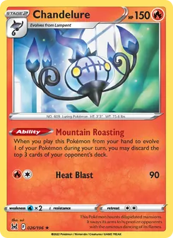 Chandelure, Lost Origin, no. 026