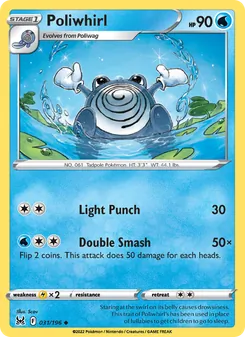 Poliwhirl, Lost Origin, no. 031