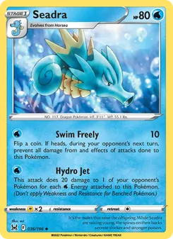 Seadra, Lost Origin, no. 036