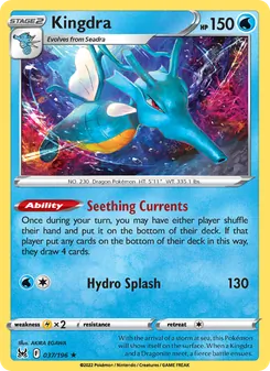 Kingdra, Lost Origin, no. 037