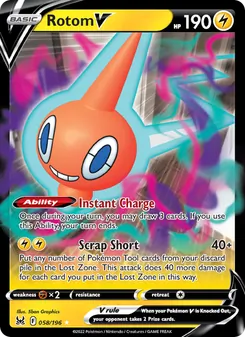 Rotom V, Lost Origin, no. 058