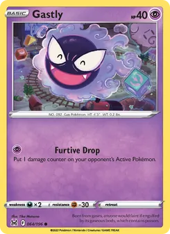 Gastly, Lost Origin, no. 064