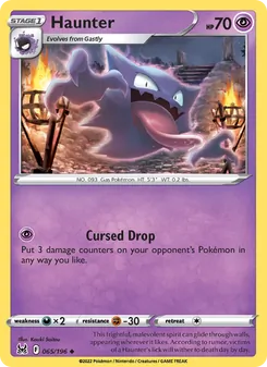 Haunter, Lost Origin, no. 065