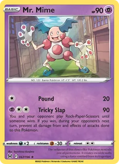 Mr. Mime, Lost Origin, no. 067