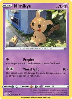 Mimikyu, Lost Origin, no. 080