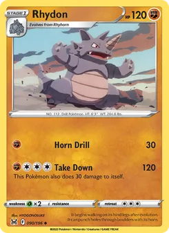 Rhydon, Lost Origin, no. 090