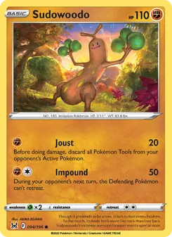 Sudowoodo, Lost Origin, no. 094