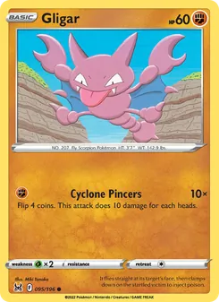Gligar, Lost Origin, no. 095