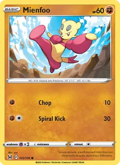 Mienfoo, Lost Origin, no. 103