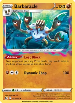 Barbaracle, Lost Origin, no. 107