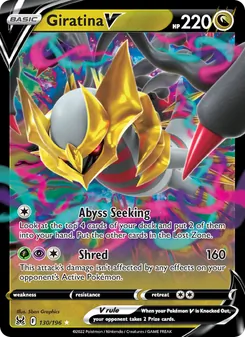 Giratina V, Lost Origin, no. 130