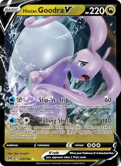 Hisuian Goodra V, Lost Origin, no. 135