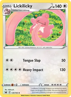 Lickilicky, Lost Origin, no. 139