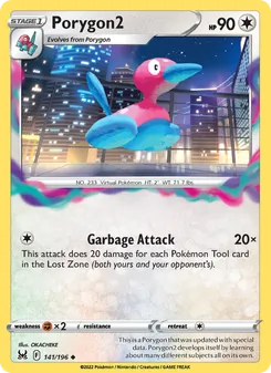 Porygon2, Lost Origin, no. 141