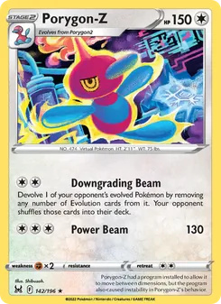 Porygon-Z, Lost Origin, no. 142