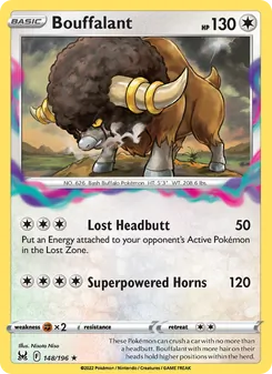 Bouffalant, Lost Origin, no. 148
