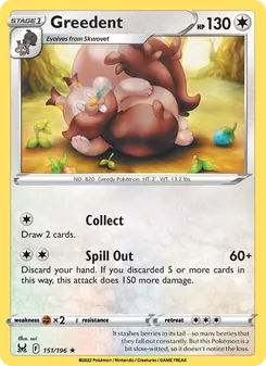 Greedent, Lost Origin, no. 151