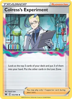 Colress's Experiment, Lost Origin, no. 155