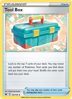 Tool Box, Lost Origin, no. 168