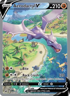 Aerodactyl V, Lost Origin, no. 180