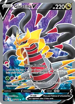 Giratina V, Lost Origin, no. 185