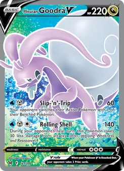 Hisuian Goodra V, Lost Origin, no. 187