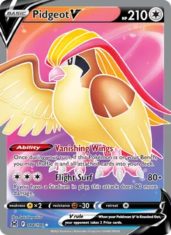 Pidgeot V, Lost Origin, no. 188
