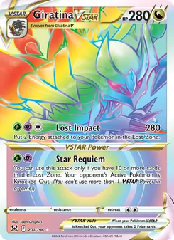 Giratina VSTAR, Lost Origin, no. 201