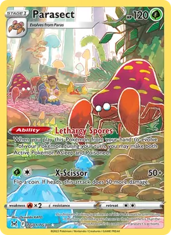 Parasect, Lost Origin Trainer Gallery, no. TG01
