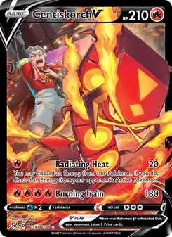 Centiskorch V, Lost Origin Trainer Gallery, no. TG14
