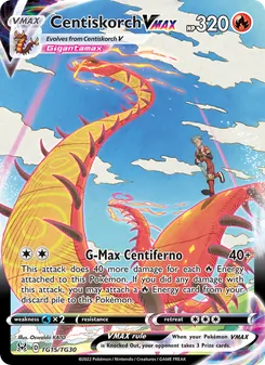 Centiskorch VMAX, Lost Origin Trainer Gallery, no. TG15