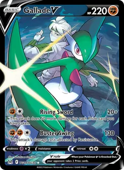 Gallade V, Lost Origin Trainer Gallery, no. TG19