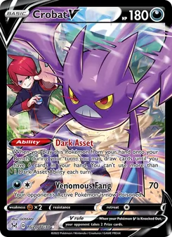 Crobat V, Lost Origin Trainer Gallery, no. TG20