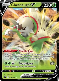 Chesnaught V, Silver Tempest, no. 015