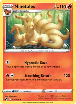 Ninetales, Silver Tempest, no. 018