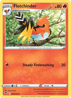 Fletchinder, Silver Tempest, no. 028