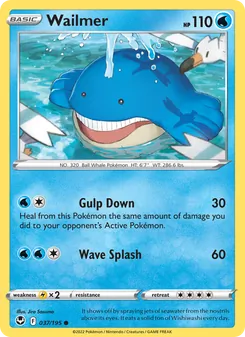 Wailmer, Silver Tempest, no. 037