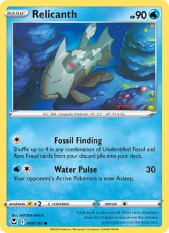 Relicanth, Silver Tempest, no. 044