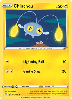 Chinchou, Silver Tempest, no. 051