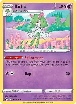Kirlia, Silver Tempest, no. 068