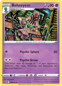 Beheeyem, Silver Tempest, no. 080