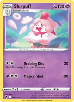Slurpuff, Silver Tempest, no. 084
