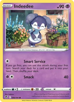 Indeedee, Silver Tempest, no. 086
